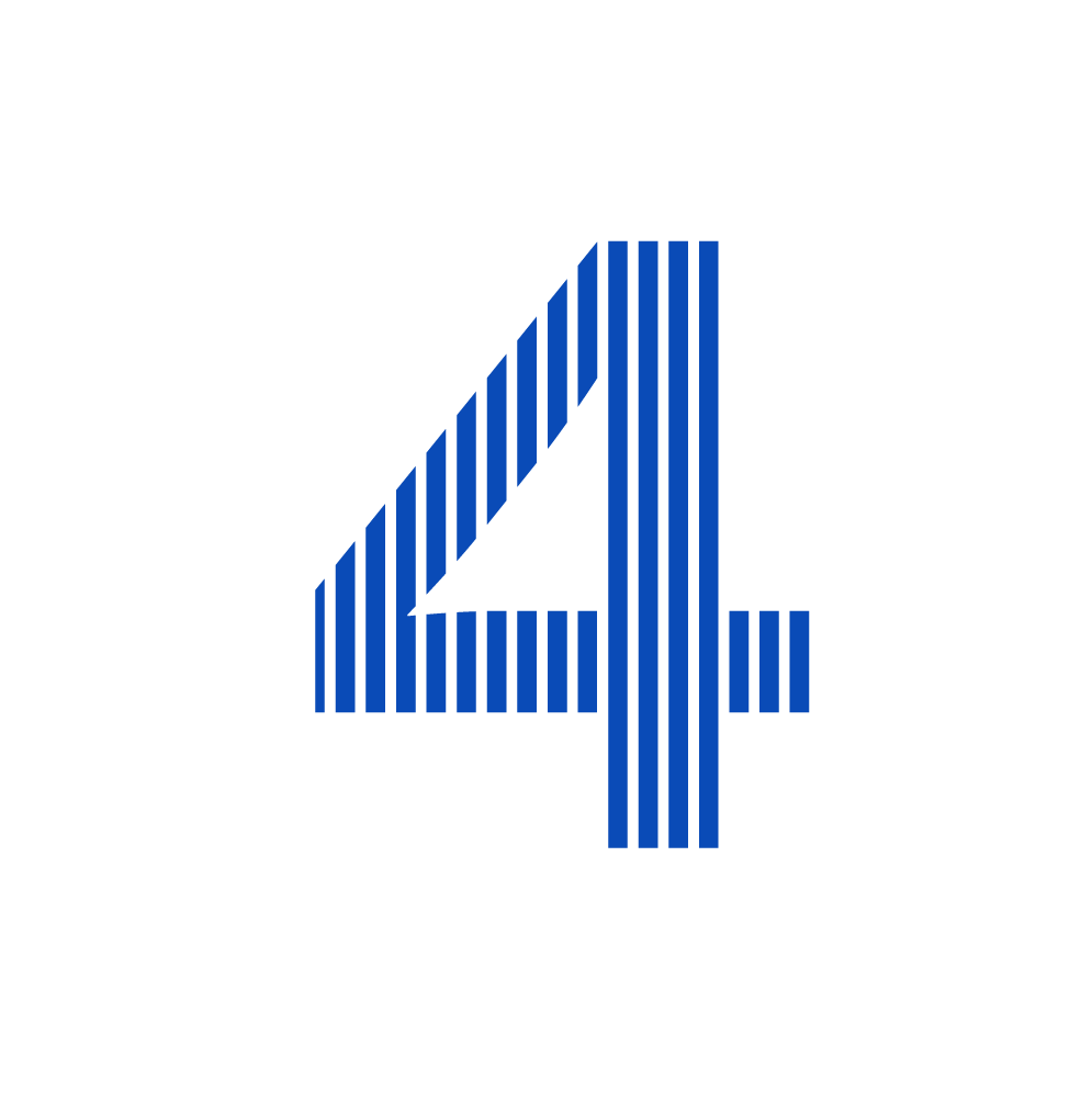 number 4 icon