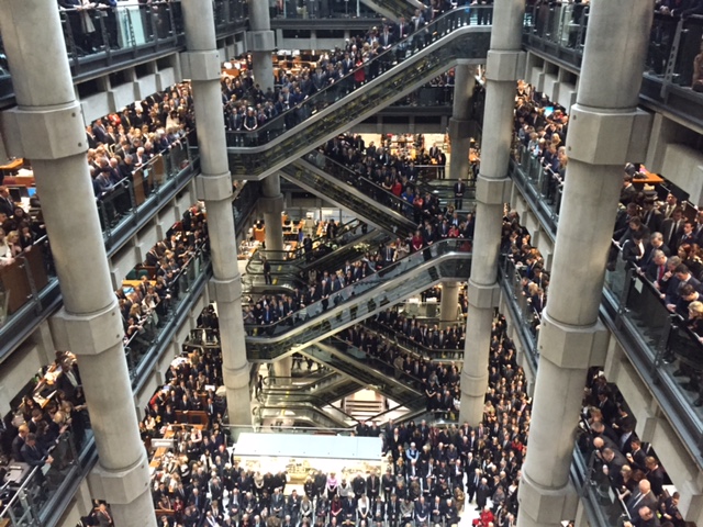 Remembrance Day at Lloyd's
