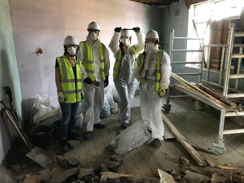 Lloyd's colleagues volunteering