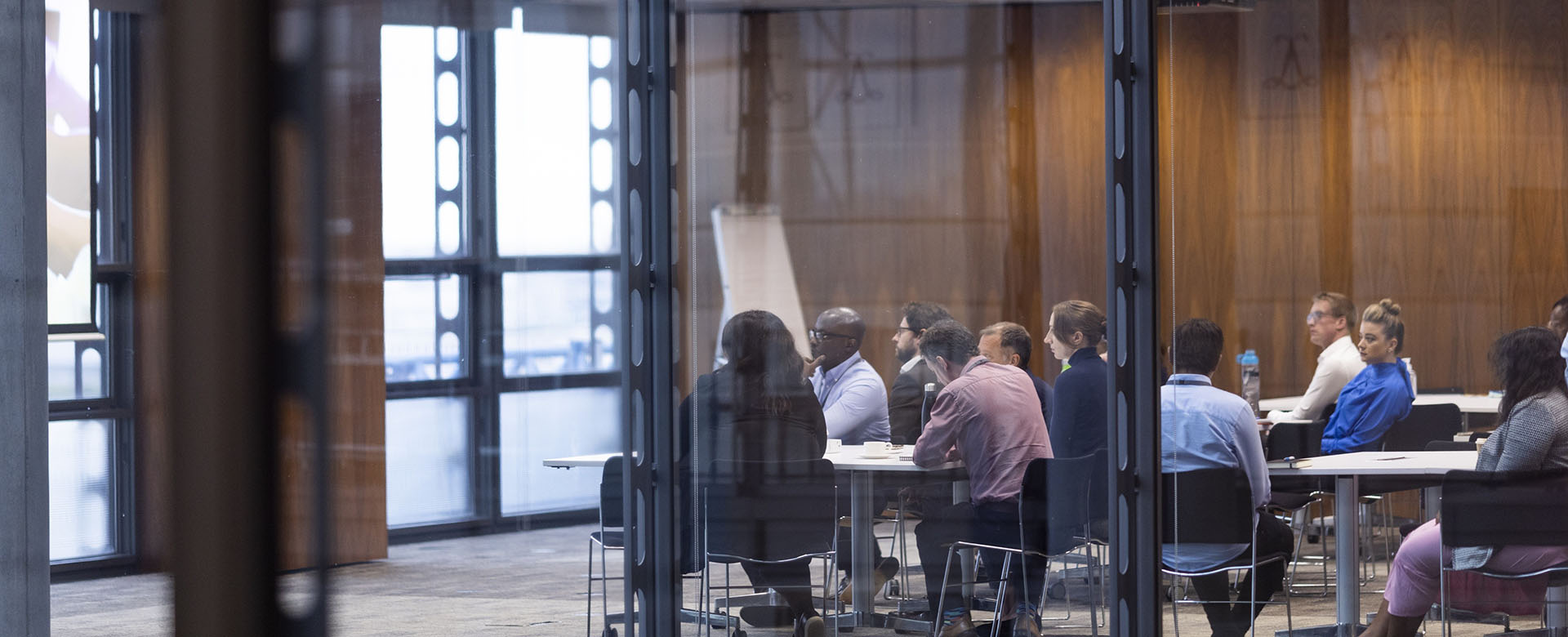 Lloyd's colleagues in the Lloyd's building