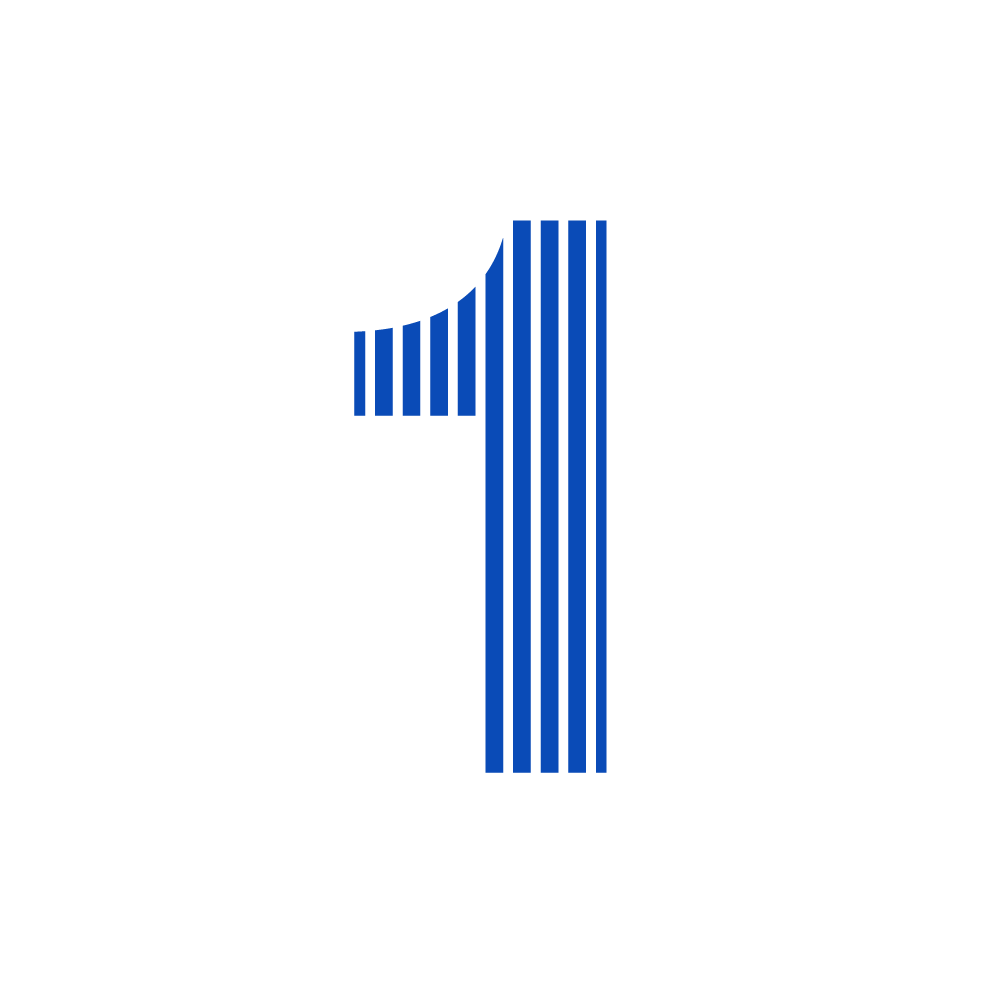 number 1 icon