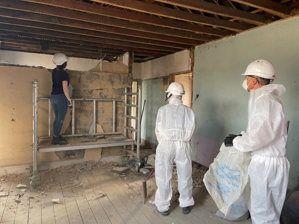 Lloyd's colleagues volunteering