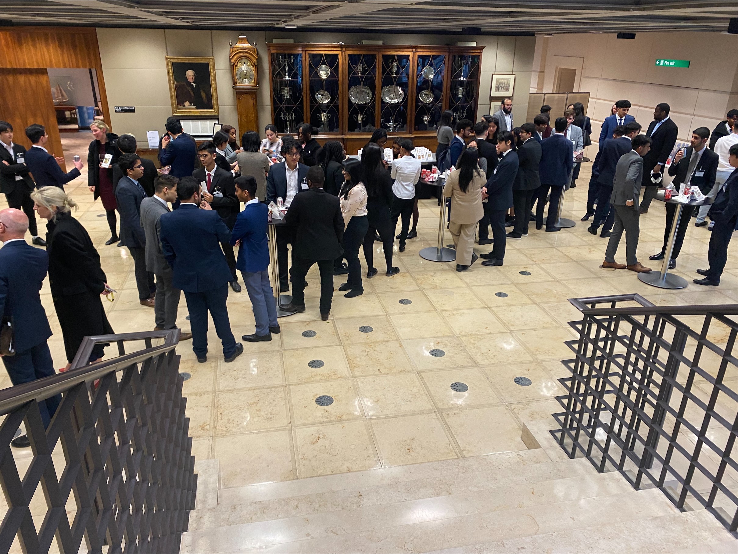 SEO London students inside the Lloyd's building