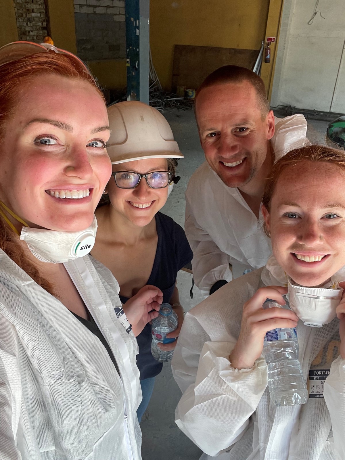 Lloyd's colleagues volunteering