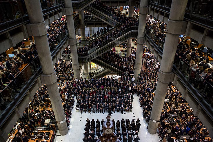 Lloyd's Remembrance Day ceremony