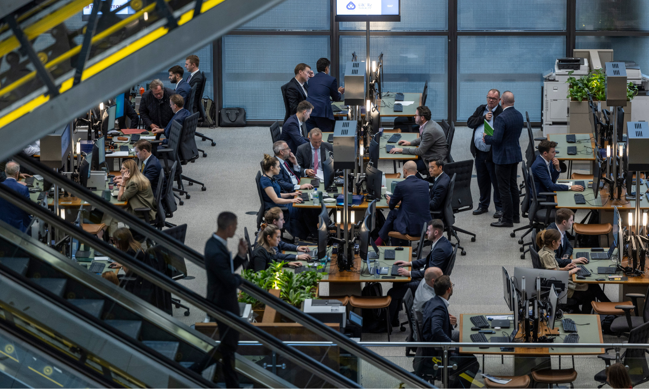 Lloyd's colleagues in the Lloyd's Underwriting Room