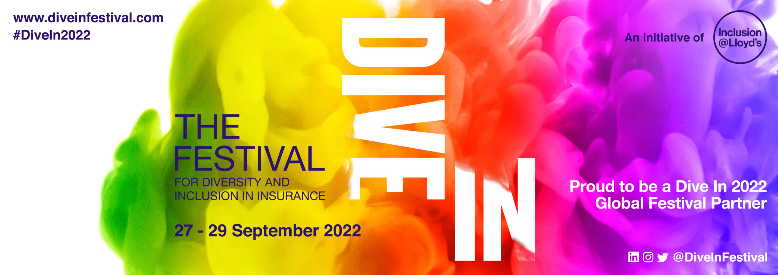 Dive In festival banner
