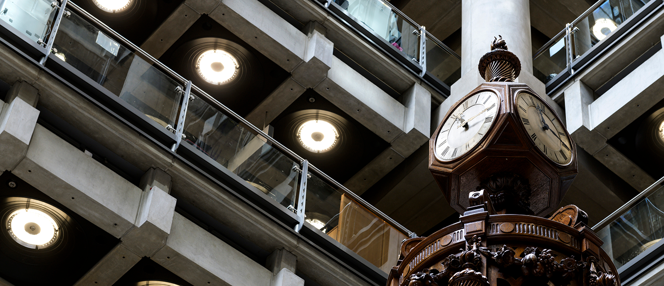 The Lutine Bell in the Lloyd's Underwriting Room