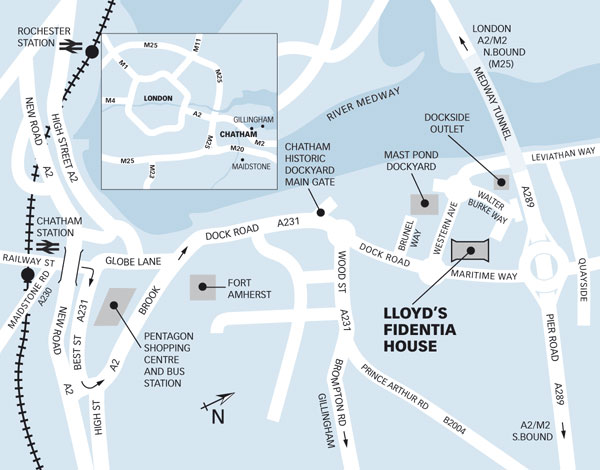 Chatham Location Map