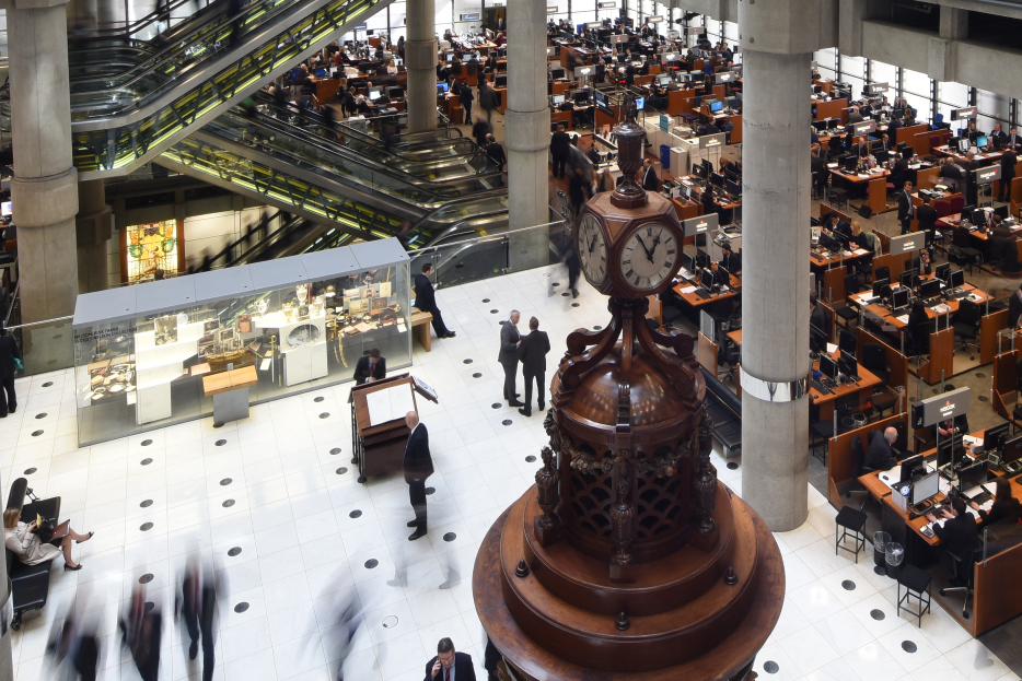 The Underwriting Room in the Lloyd's building