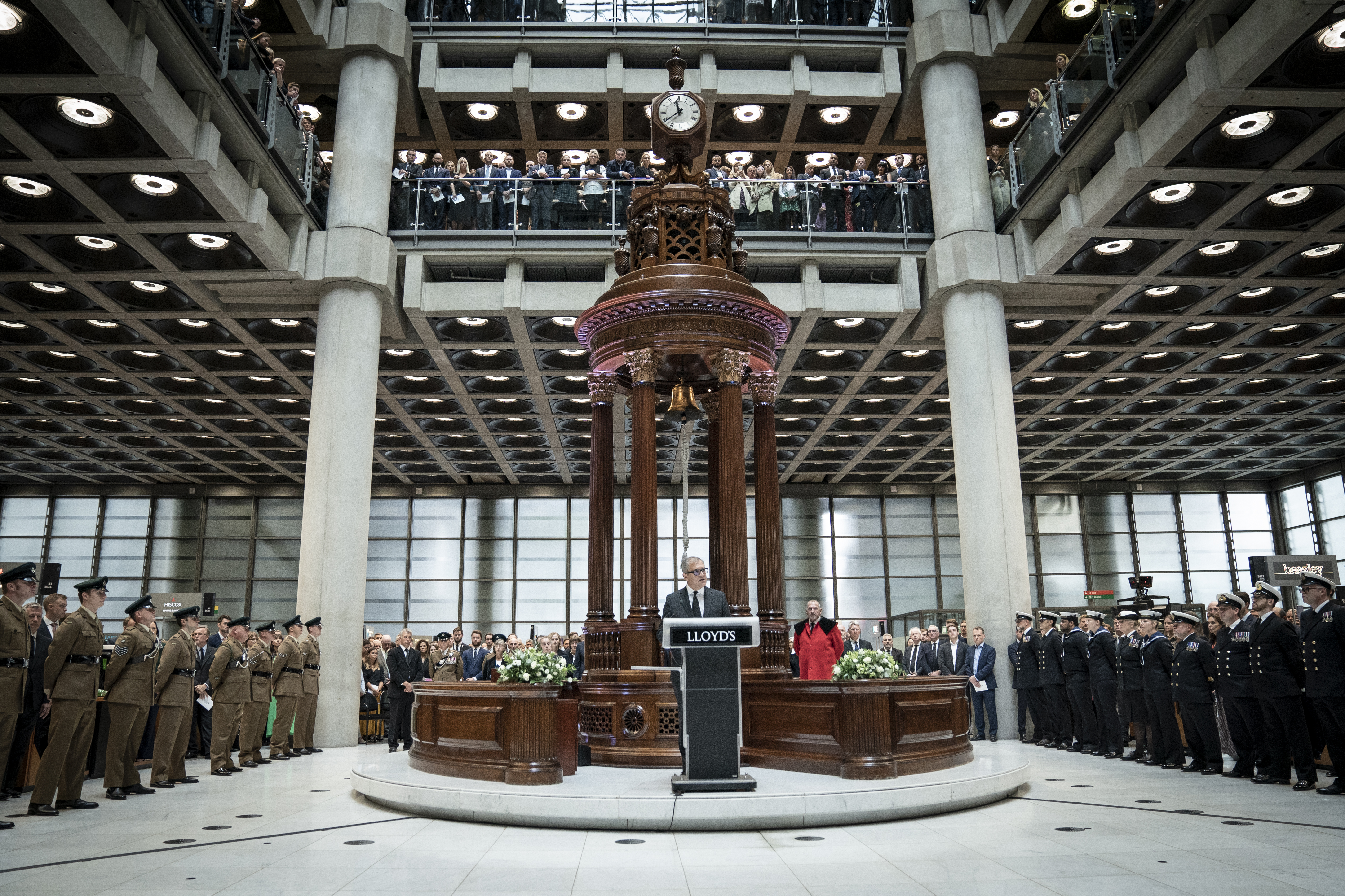 Ceremony in the Lloyd's Underwriting Room